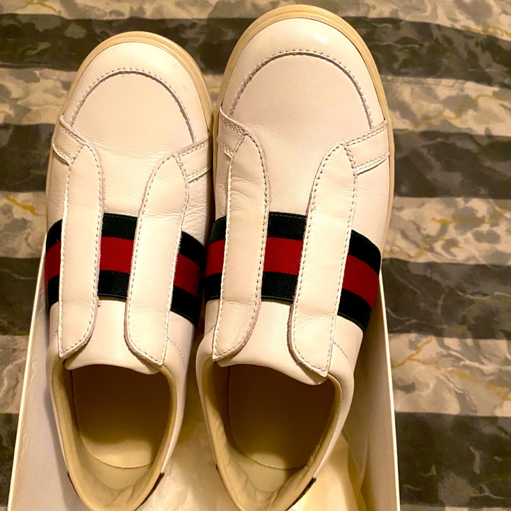 Brand New Authentic Gucci White Sneakers for kids